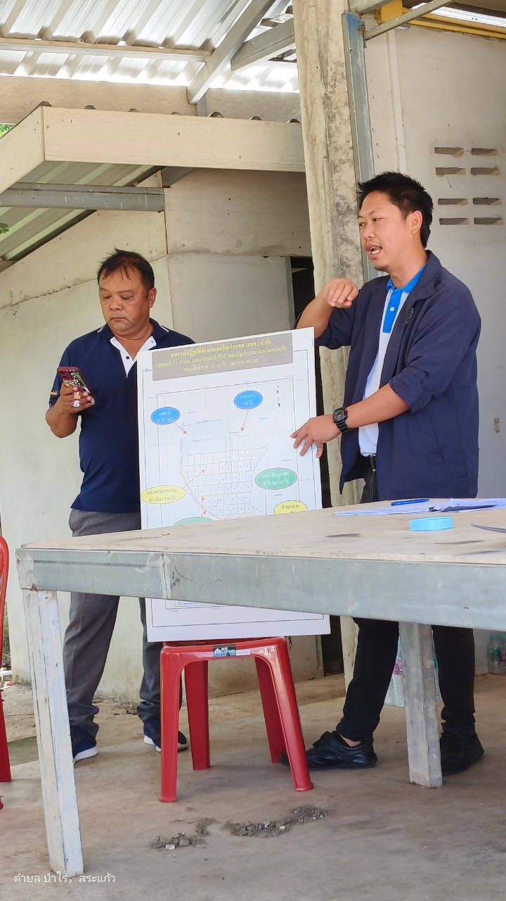 title - สพป. ลงพื้นที่รับฟังความคิดเห็นของเกษตรกรในพื้นที่ จัดทำแผนงานปรับปรุง ซ่อมแซมงานพัฒนาโครงสร้างพื้นฐาน โครงการจัดที่ดินทำกินให้ชุมชนตามนโยบายรัฐบาล (คทช.) จ.สระแก้ว 